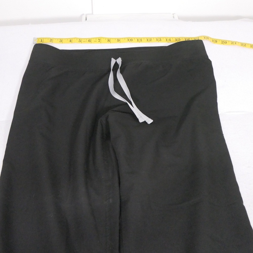 FIGS Womens Livingston Scrub Pants LT Black Healthcare Uniform Medical Workwear